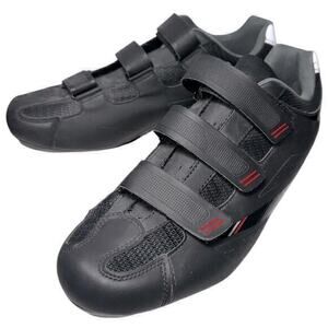 Tommaso Men’s Size 11.5 Black 3 Strap Strada 100 Cycling Bike Shoes